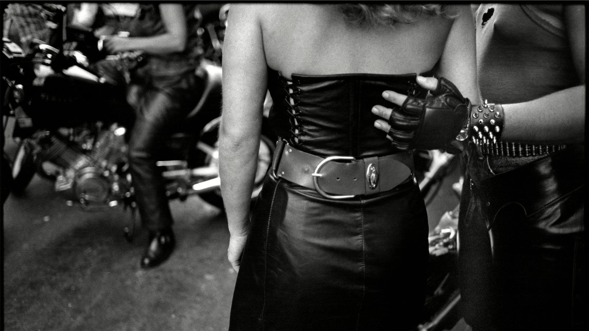 BDSM bondage gear — leather restraints, paddles, blindfolds and fetish accessories