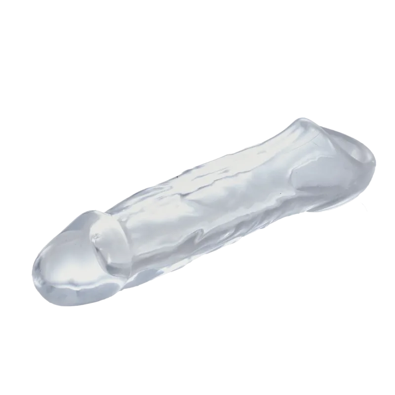 A Little More Real Feel Silicone Extender Sheath by Adam & Eve - Buy premium Adam & Eve intimate products online at BestSexToys.online