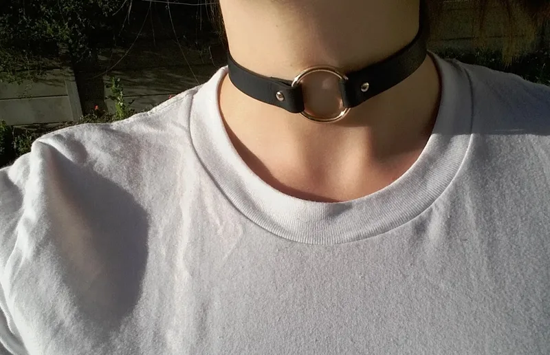 Bijoux Indiscrets MAZE Choker by Bijoux Indiscrets - alternate angle view 2