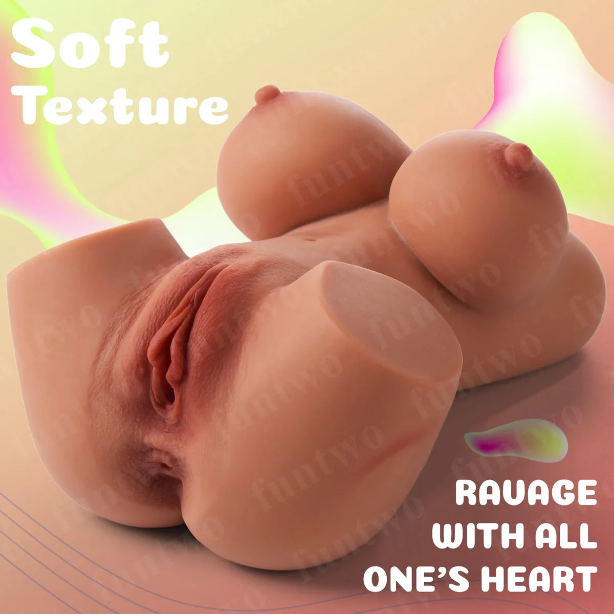 Compact Curvy TPE Butt & Hip Masturbator by LushForm - Buy premium LushForm intimate products online at Best Sex Toys Online