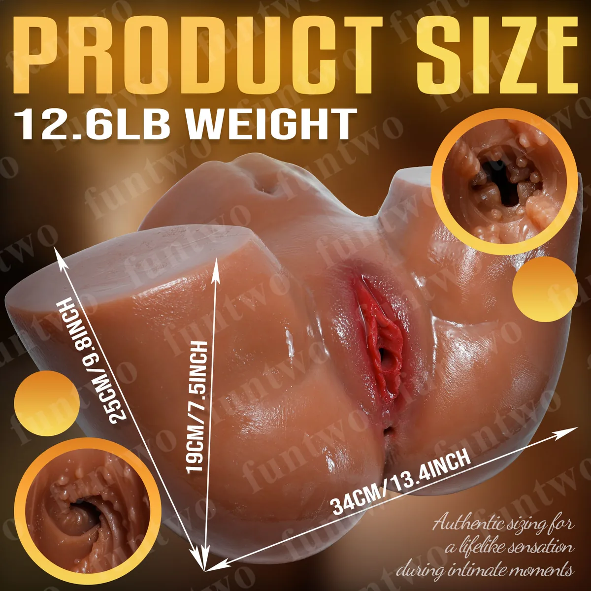 Curvy Realistic TPE Torso Sex Doll — view 2