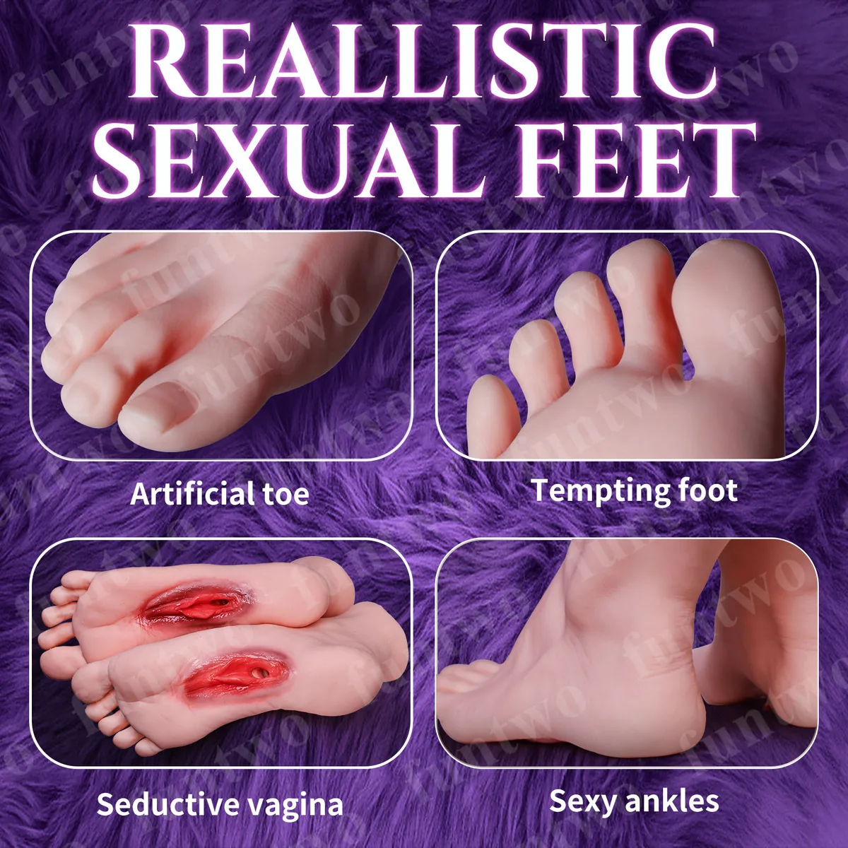 Dual-Foot TPE Vajankle Foot-Fetish Masturbator — view 4