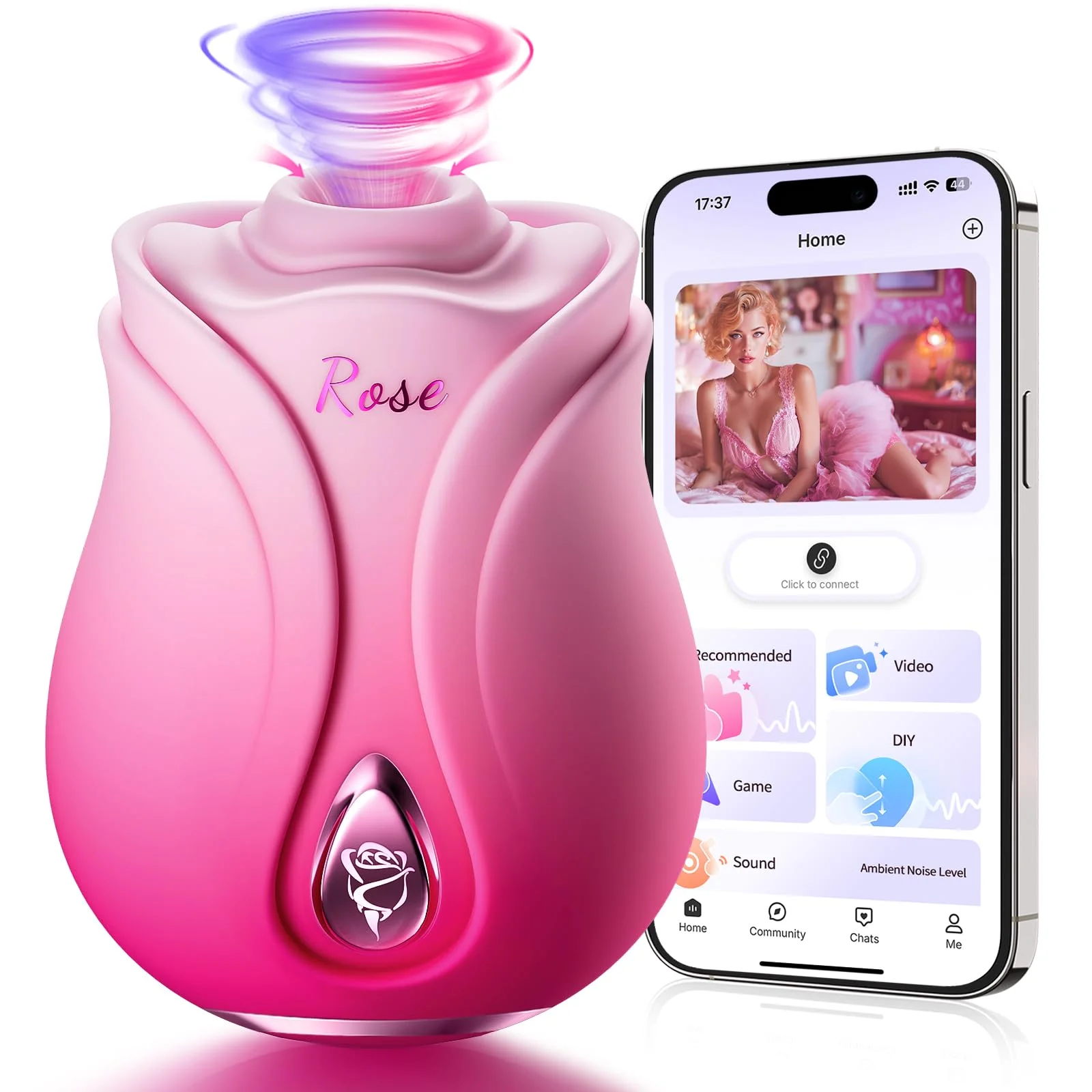 MOOLIGIRL Rose Sex Toy — view 3