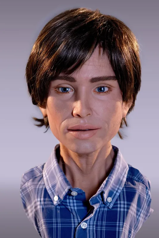 Realbotix Aria Bust AI Companion Robot by Realbotix - alternate angle view 2