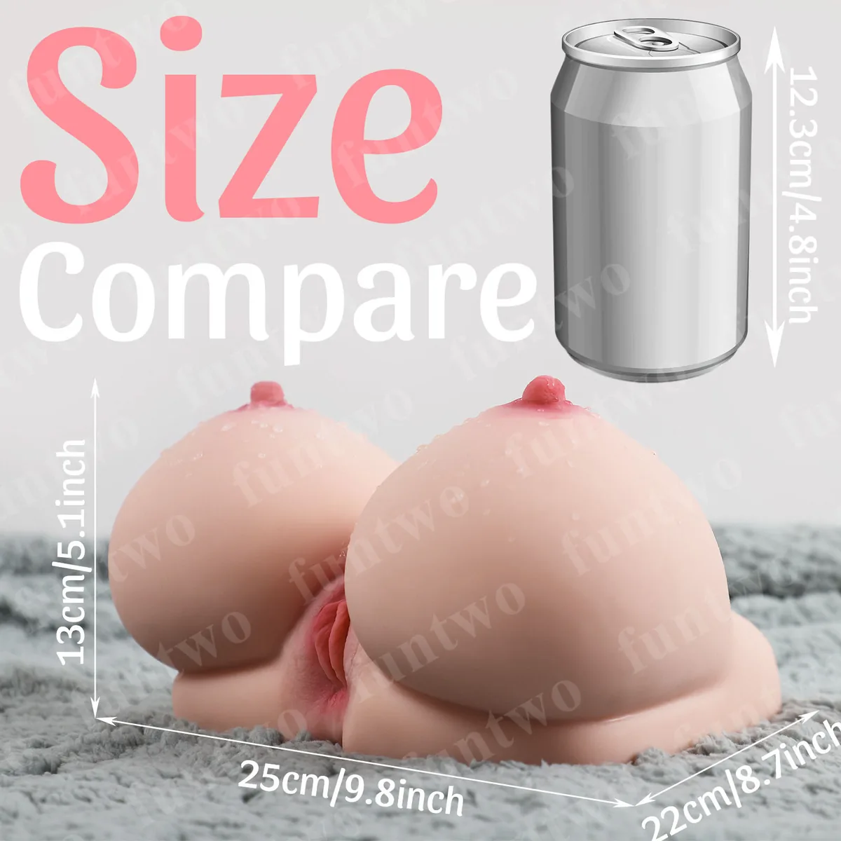 Realistic TPE Vulva & Hip Pad Masturbator — view 5