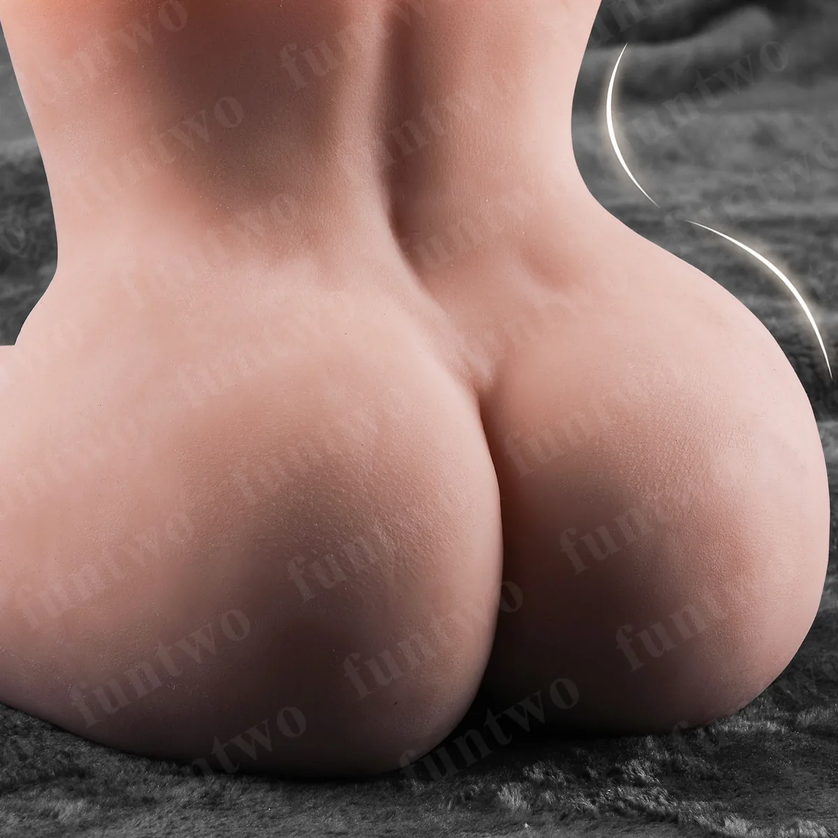Round-Booty TPE Torso Masturbator — view 2