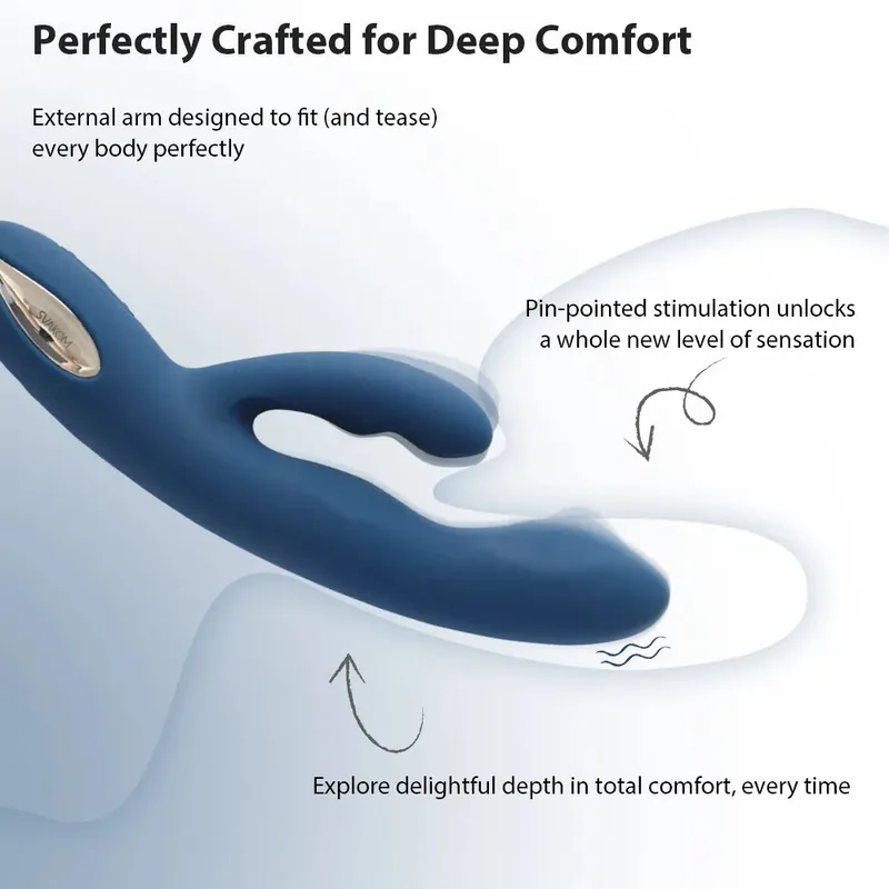 Svakom Aylin Thrusting Vibrating Dildo by Svakom - alternate angle view 2